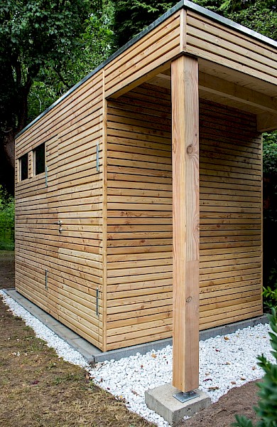 Gartenhaus Gartenhaus mit Vordach