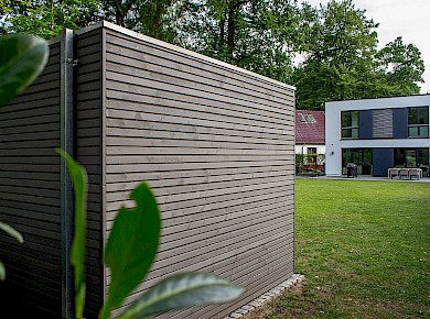 Gartenhaus Woody mit Vergrauungslasur