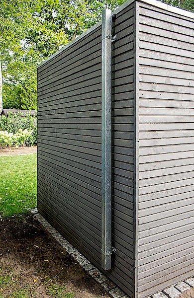 Gartenhaus Woody mit Vergrauungslasur