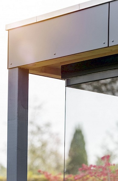 Gartenhaus Gartenlounge mit Büro